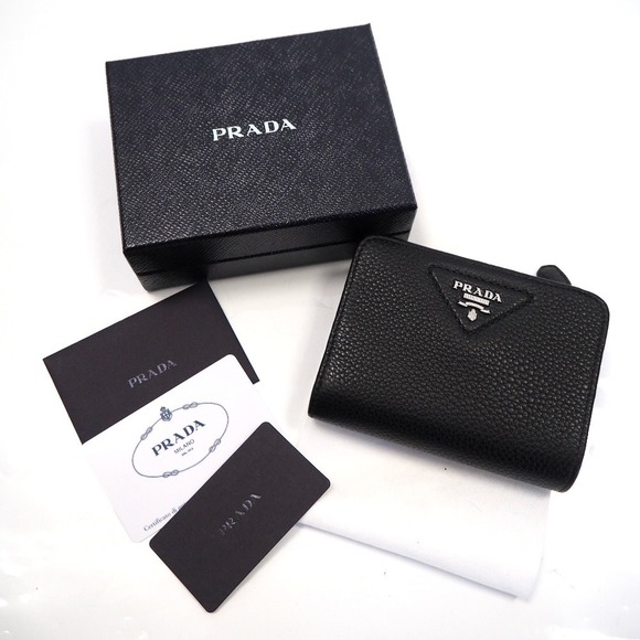 Prada Wallet VITELLO DAINO Black - Picture 7 of 7